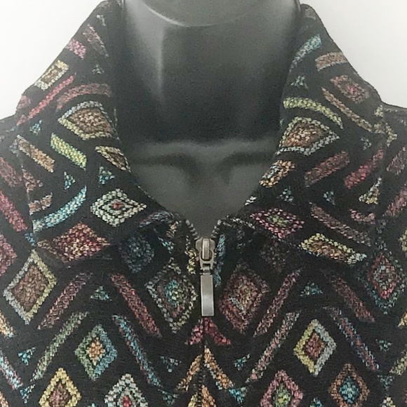 Christopher & Banks Vintage Style Jewel Tone Vest - Picture 3 of 7